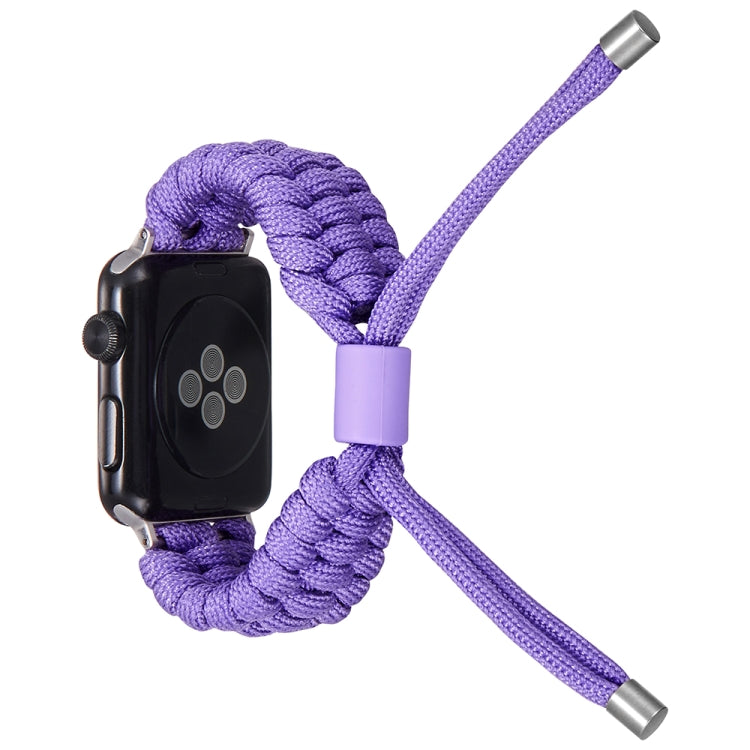 Stretch Plain Silicone Bean Watch Band For Apple Watch 8 45mm(Light Purple) -  by PMC Jewellery | Online Shopping South Africa | PMC Jewellery