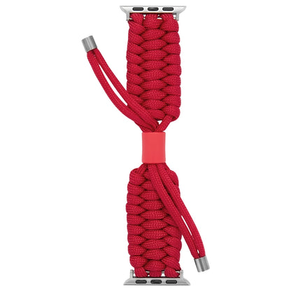 Stretch Plain Silicone Bean Watch Band For Apple Watch 7 41mm(Red) -  by PMC Jewellery | Online Shopping South Africa | PMC Jewellery