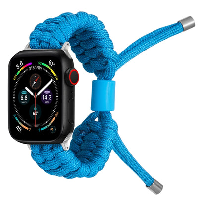 Stretch Plain Silicone Bean Watch Band For Apple Watch 7 45mm(Sky Blue) -  by PMC Jewellery | Online Shopping South Africa | PMC Jewellery