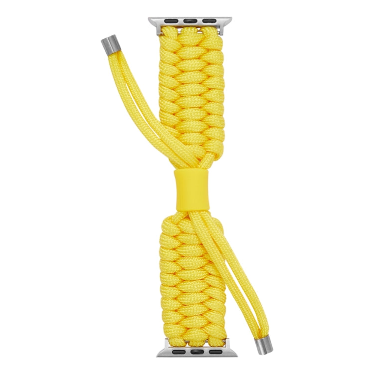 Stretch Plain Silicone Bean Watch Band For Apple Watch SE 2022 44mm(Yellow) -  by PMC TechLife | Online Shopping South Africa | PMC TechLife