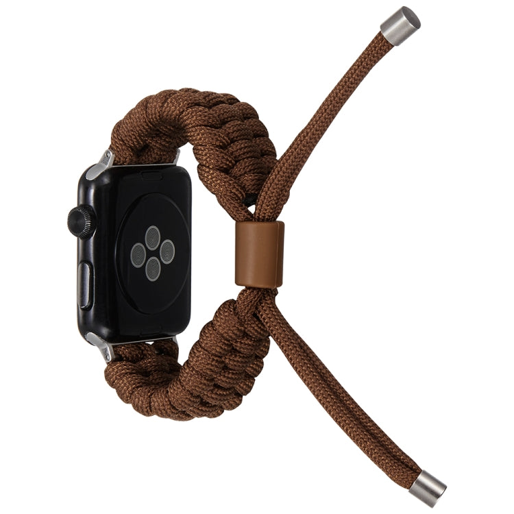 Stretch Plain Silicone Bean Watch Band For Apple Watch 6 40mm(Coffee Brown) -  by PMC TechLife | Online Shopping South Africa | PMC TechLife