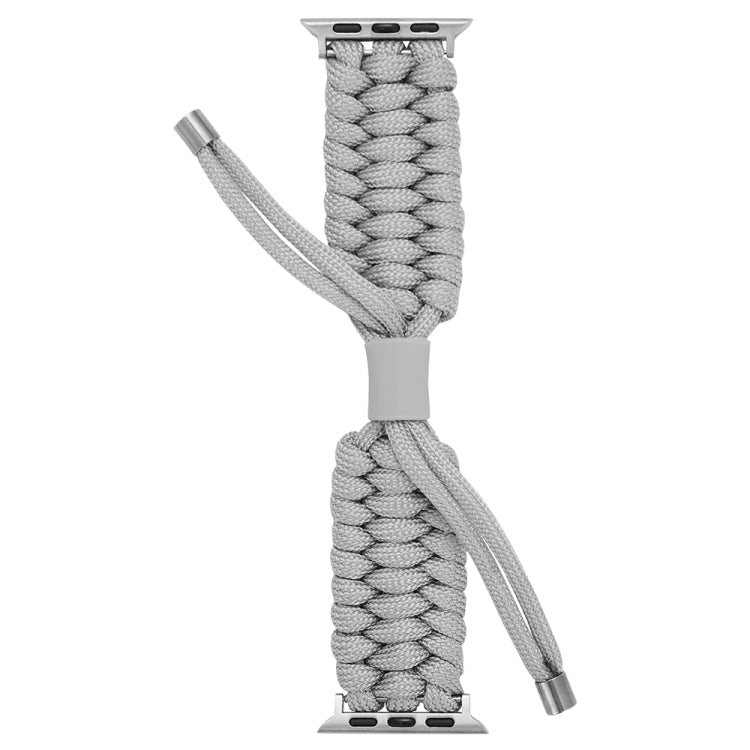 Stretch Plain Silicone Bean Watch Band For Apple Watch 42mm(Grey White) -  by PMC TechLife | Online Shopping South Africa | PMC TechLife