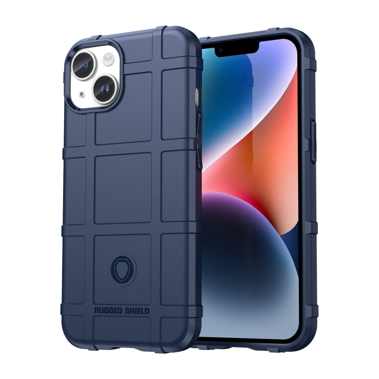 For iPhone 15 Plus Full Coverage Shockproof TPU Phone Case(Blue) - iPhone 15 Plus Cases by PMC Jewellery | Online Shopping South Africa | PMC Jewellery