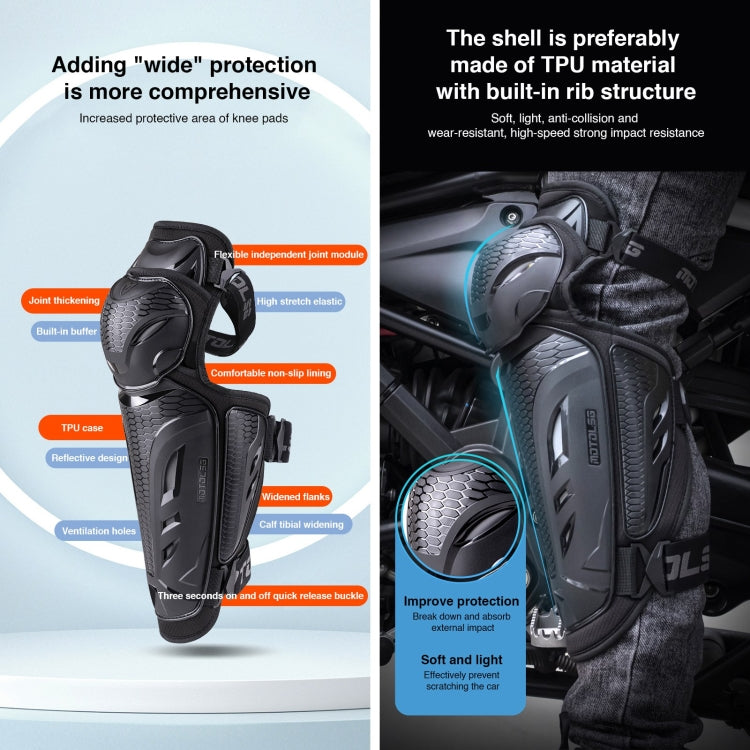 4 in 1 Elbow Pads Motolsg Motorcycle Bicycle Riding Protective Gear - Protective Gear by PMC Jewellery | Online Shopping South Africa | PMC Jewellery