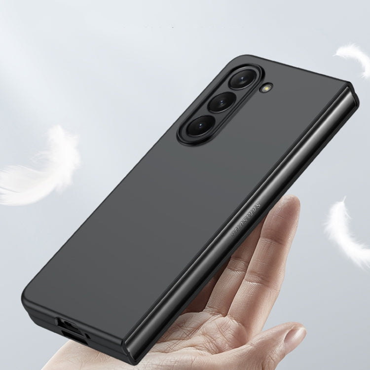 For Samsung Galaxy Z Fold5 Fuel Injection PC Skin Feel Phone Case(Sky Blue) - free shipping - PMC TechLife - Order now!