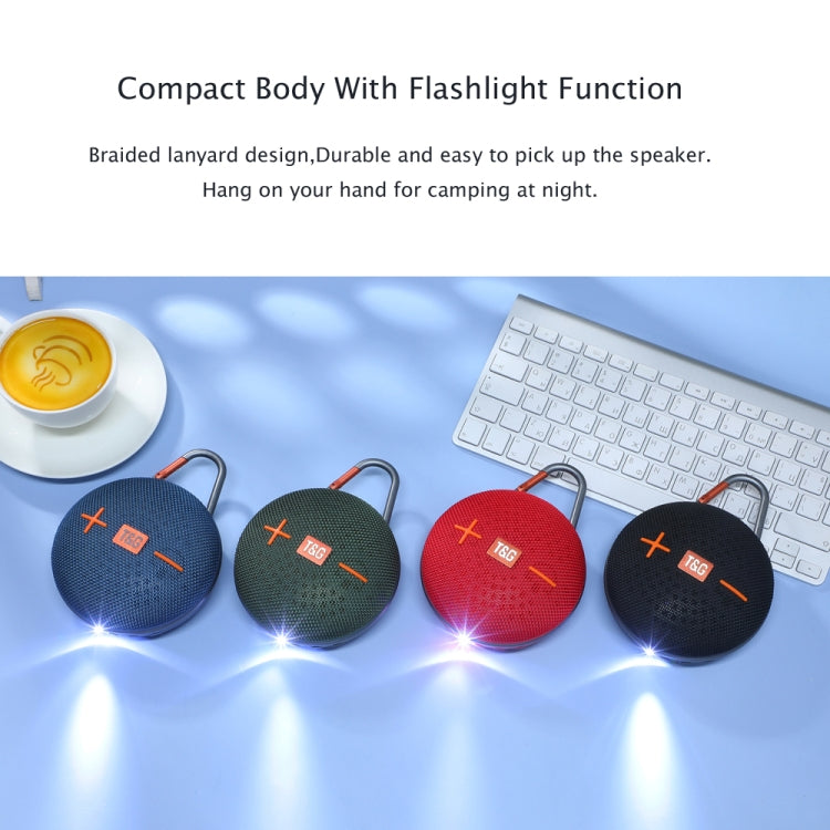 T&G TG648 TWS Outdoor Mini Portable Wireless Bluetooth Speaker with LED Light(Red) - Mini Speaker by T&G | Online Shopping South Africa | PMC TechLife | Buy Now Pay Later Mobicred