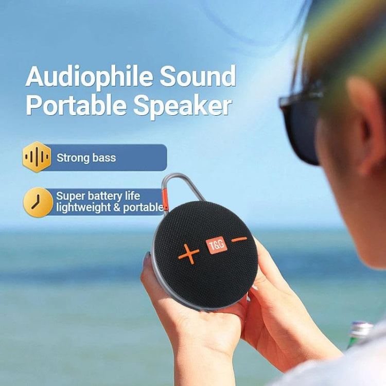 T&G TG648 TWS Outdoor Mini Portable Wireless Bluetooth Speaker with LED Light(Red) - Mini Speaker by T&G | Online Shopping South Africa | PMC TechLife | Buy Now Pay Later Mobicred