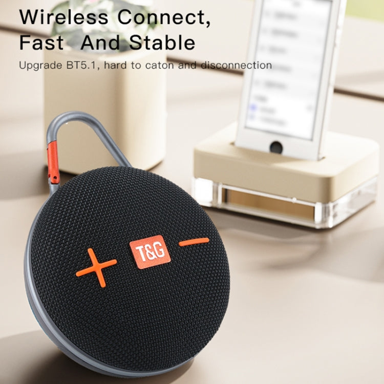 T&G TG648 TWS Outdoor Mini Portable Wireless Bluetooth Speaker with LED Light(Red) - Mini Speaker by T&G | Online Shopping South Africa | PMC TechLife | Buy Now Pay Later Mobicred
