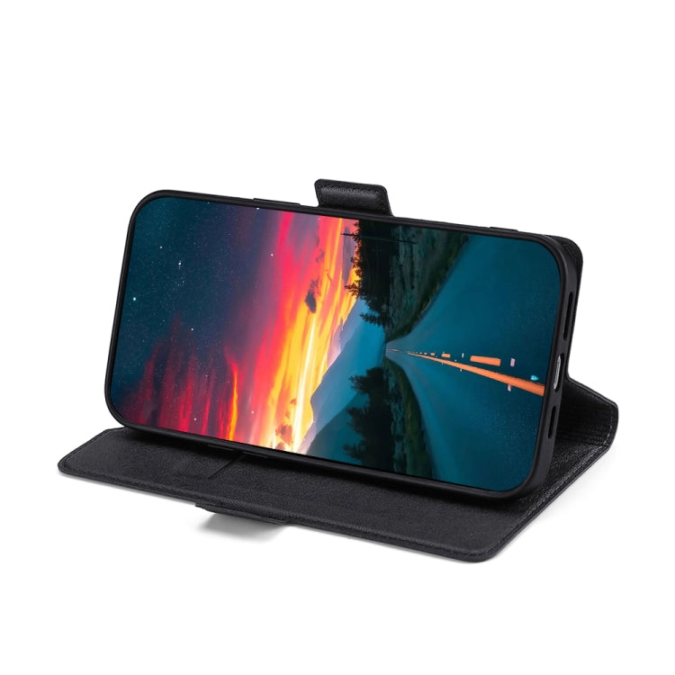 For Xiaomi Redmi Note 12 Turbo Ultra-thin Voltage Side Buckle Horizontal Flip Leather Phone Case(Black) - free shipping - PMC TechLife - Order now!
