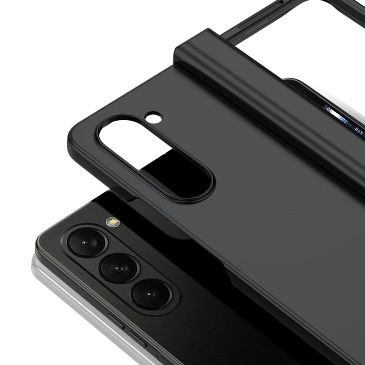 For Samsung Galaxy Z Fold5 Skin Feel PC Phone Case with Hinge(Orange) - free shipping - PMC TechLife - Order now!
