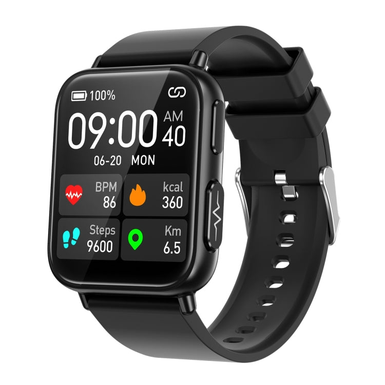 TK10 1.91 inch IP68 Waterproof Silicone Band Smart Watch Supports AI Medical Diagnosis/ Blood Oxygen / Body Temperature Monitoring(Black) -  by PMC Jewellery | Online Shopping South Africa | PMC Jewellery