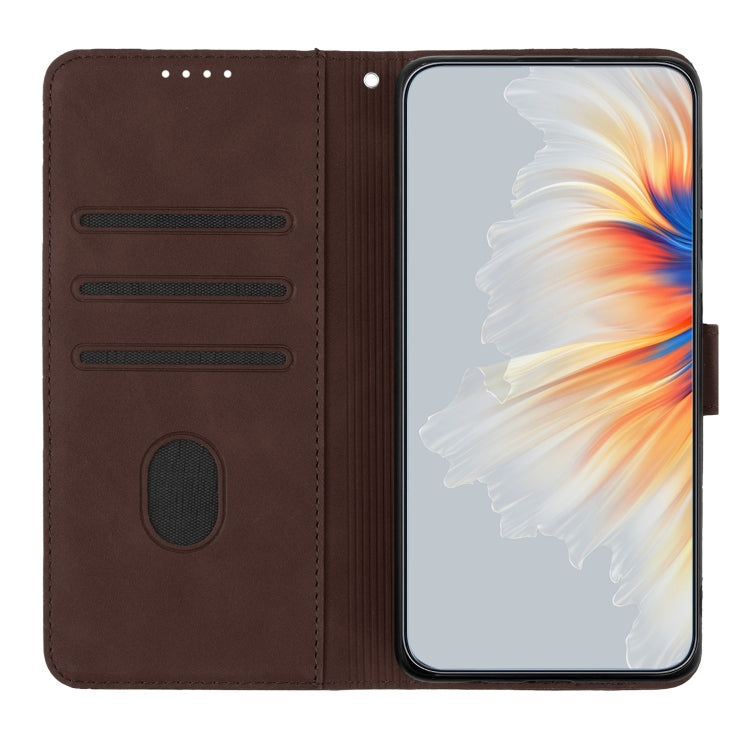 For Samsung Galaxy A24 4G Heart Pattern Skin Feel Leather Phone Case(Brown) - free shipping - PMC TechLife - Order now!