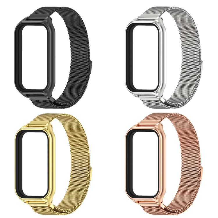 For Redmi Band 2 Mijobs Metal Shell + Milan Magnetic Metal Watch Band(Silver) -  by MIJOBS | Online Shopping South Africa | PMC Jewellery