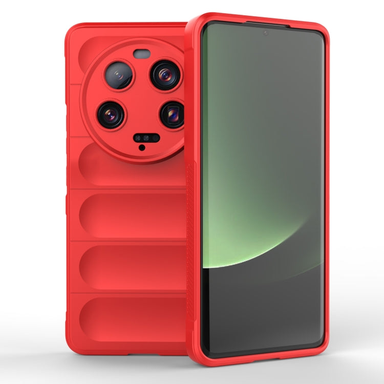 For Xiaomi 13 Ultra Magic Shield TPU + Flannel Phone Case(Red) - free shipping - PMC TechLife - Order now!