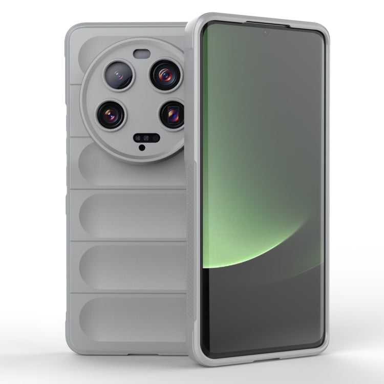 For Xiaomi 13 Ultra Magic Shield TPU + Flannel Phone Case(Grey) - free shipping - PMC TechLife - Order now!