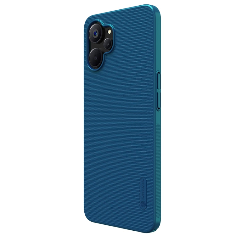 For Realme 9i 5G / 10 5G / 10T 5G NILLKIN Frosted PC Phone Case(Blue) - Realme Cases by NILLKIN | Online Shopping South Africa | PMC Jewellery