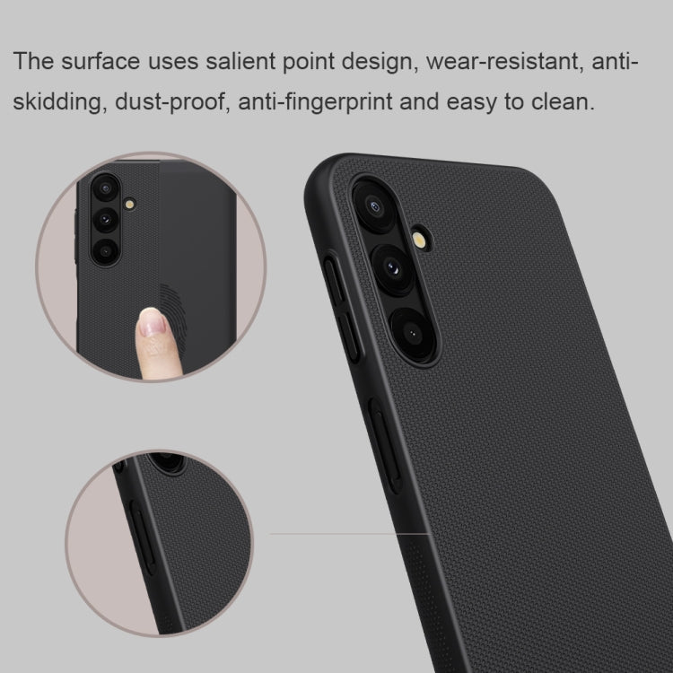 For Samsung Galaxy A24 4G NILLKIN Frosted PC Phone Case(Black) - Galaxy Phone Cases by NILLKIN | Online Shopping South Africa | PMC TechLife