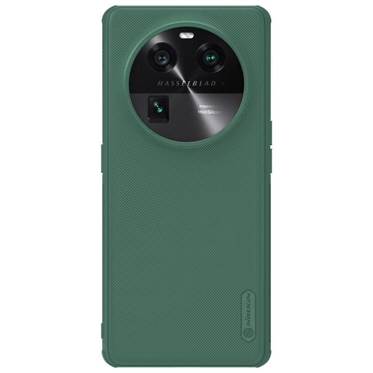 For OPPO Find X6 NILLKIN Frosted Shield Pro PC + TPU Phone Case(Green) - OPPO Cases by NILLKIN | Online Shopping South Africa | PMC Jewellery