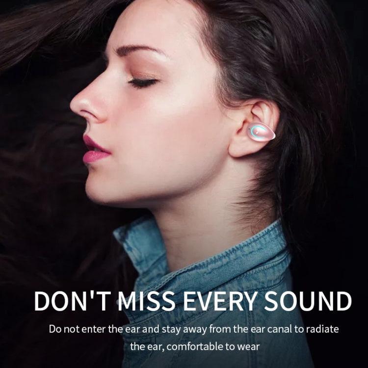 YX08 Ultra-light Ear-hook Stereo Wireless V5.0 Bluetooth Earphones(Black) - Bluetooth Earphone by PMC TechLife | Online Shopping South Africa | PMC TechLife