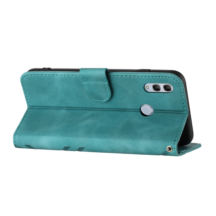 For Honor 10 Lite Line Pattern Skin Feel Leather Phone Case(Light Blue) - free shipping - PMC TechLife - Order now!