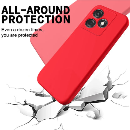 For Tecno Spark 10 4G / 10C 4G Pure Color Liquid Silicone Shockproof Phone Case(Red) - Tecno Cases by PMC Jewellery | Online Shopping South Africa | PMC Jewellery