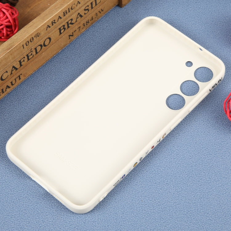 For Samsung Galaxy S20 Astronaut Pattern Silicone Straight Edge Phone Case(Lovely Astronaut-White) - free shipping - PMC TechLife - Order now!