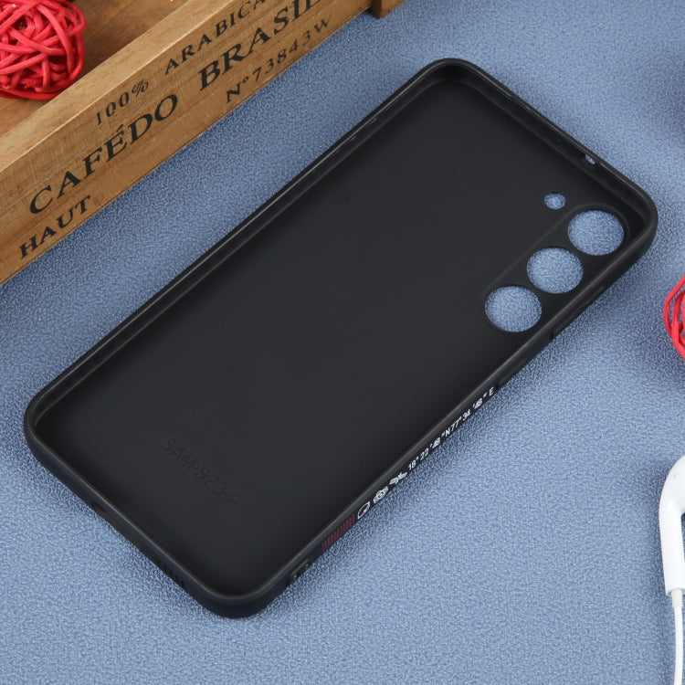 For Samsung Galaxy A12 Astronaut Pattern Silicone Straight Edge Phone Case(Flying Astronaut-Black) - free shipping - PMC TechLife - Order now!