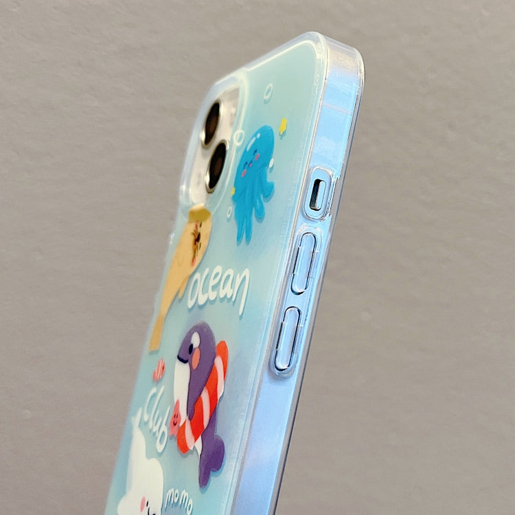 For iPhone 14 Pro Max IMD Cute Animal Pattern Phone Case(Seal) - free shipping - PMC TechLife - Order now!