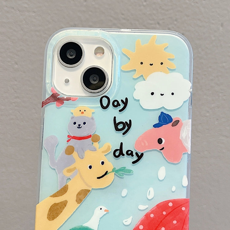 For iPhone 13 Pro IMD Cute Animal Pattern Phone Case(Giraffe) - free shipping - PMC TechLife - Order now!