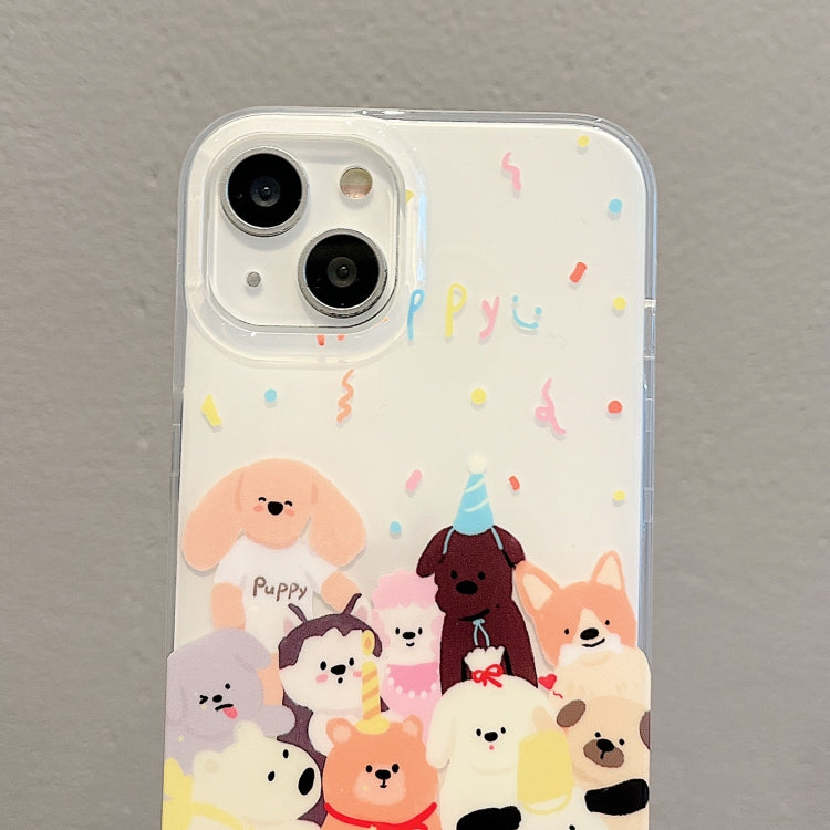 For iPhone 12 IMD Cute Animal Pattern Phone Case(Dog) - free shipping - PMC TechLife - Order now!