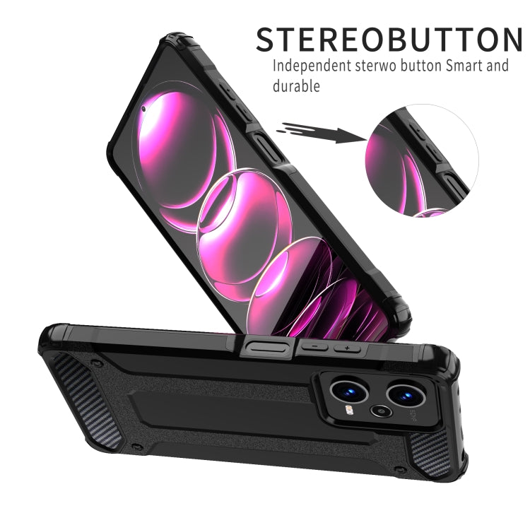 For Xiaomi Redmi Note 12 Pro 5G Speed Magic Armor TPU + PC Combination Phone Case(Black) - free shipping - PMC TechLife - Order now!