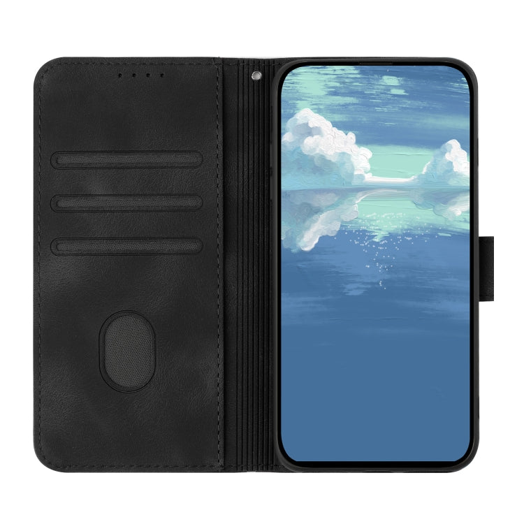 For Samsung Galaxy A8 2018 Line Pattern Skin Feel Leather Phone Case(Black) - free shipping - PMC TechLife - Order now!