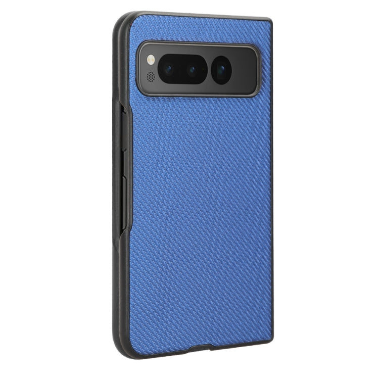 For Google Pixel Fold PU Leather PC Phone Case(Blue) - free shipping - PMC TechLife - Order now!