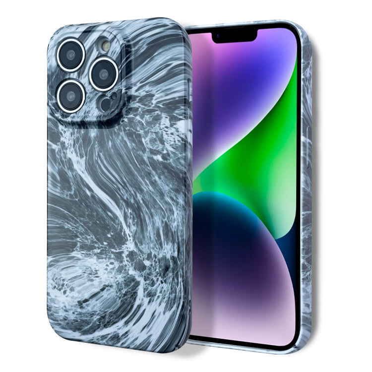 For iPhone XS / X Marble Pattern Phone Case(Black White) - More iPhone Cases by PMC TechLife | Online Shopping South Africa | PMC TechLife