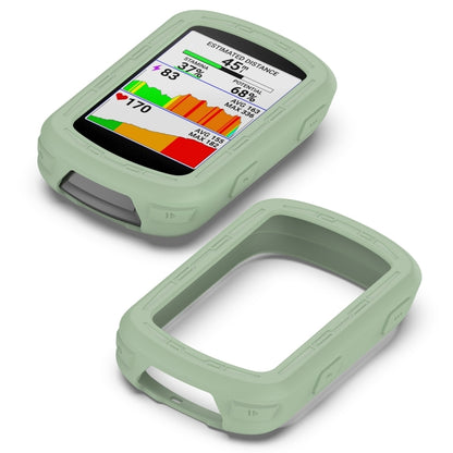 For Garmin Edge 840 / Edge 540 Stopwatch Armor Silicone Protective Case(Green) - Watch Cases by PMC Jewellery | Online Shopping South Africa | PMC Jewellery