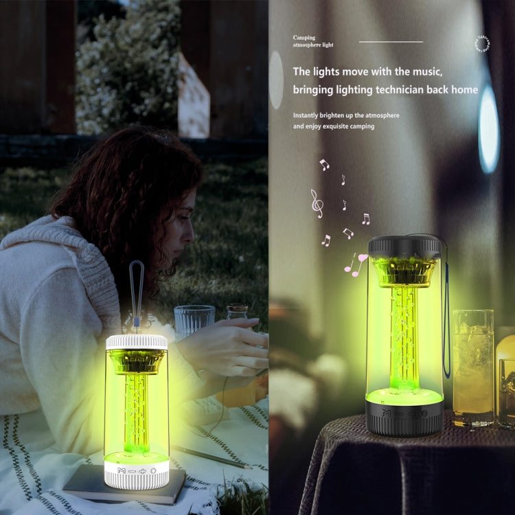 Z15 Portable RGB Atmosphere Light Outdoor Wireless Bluetooth Speaker(Black) - Desktop Speaker by PMC TechLife | Online Shopping South Africa | PMC TechLife