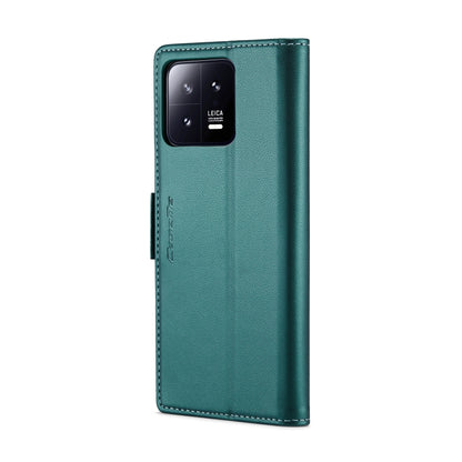 For Xiaomi 13 CaseMe 023 Butterfly Buckle Litchi Texture RFID Anti-theft Leather Phone Case(Pearly Blue) - Xiaomi Cases by CaseMe | Online Shopping South Africa | PMC Jewellery | Buy Now Pay Later Mobicred