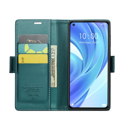 For Xiaomi Mi 11 Lite CaseMe 023 Butterfly Buckle Litchi Texture RFID Anti-theft Leather Phone Case(Pearly Blue) - Xiaomi Cases by CaseMe | Online Shopping South Africa | PMC Jewellery | Buy Now Pay Later Mobicred