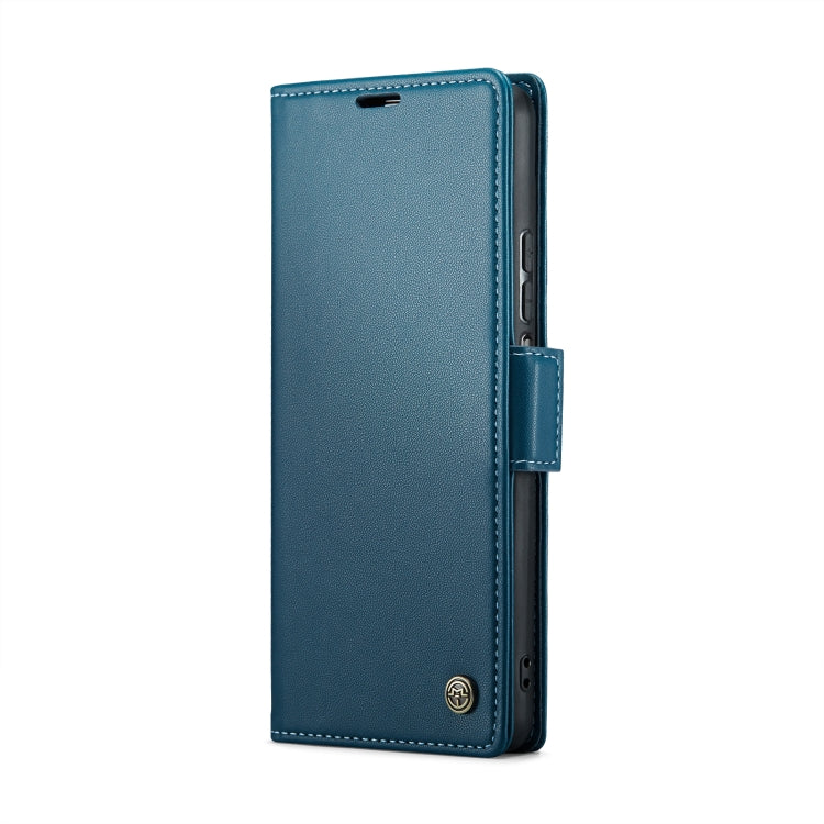 For Xiaomi Redmi Note 11 4G Global/Note 11S Global CaseMe 023 Butterfly Buckle Litchi Texture RFID Anti-theft Leather Phone Case(Blue) - Xiaomi Cases by CaseMe | Online Shopping South Africa | PMC Jewellery | Buy Now Pay Later Mobicred