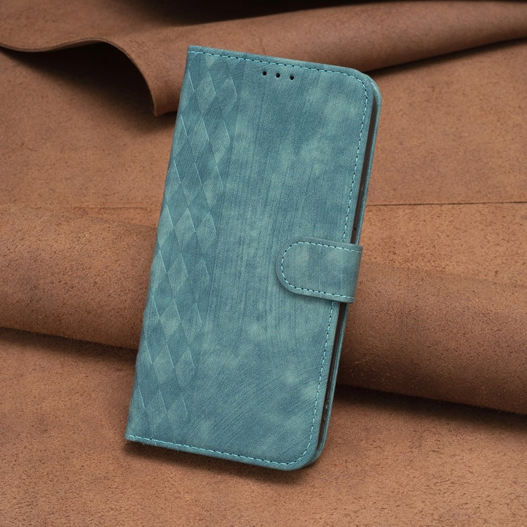 For Samsung Galaxy S23 Ultra 5G Plaid Embossed Leather Phone Case(Green) - free shipping - PMC TechLife - Order now!
