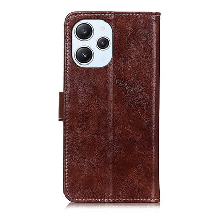 For Xiaomi Redmi 12 4G Retro Crazy Horse Texture Horizontal Flip Leather Phone Case(Brown) - Xiaomi Cases by PMC Jewellery | Online Shopping South Africa | PMC Jewellery