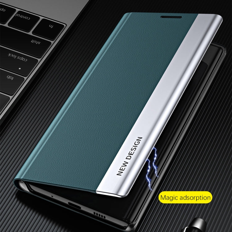 For Xiaomi Poco F5 Pro Side Side Electroplated Magnetic Leather Phone Case(Silver) - free shipping - PMC TechLife - Order now!