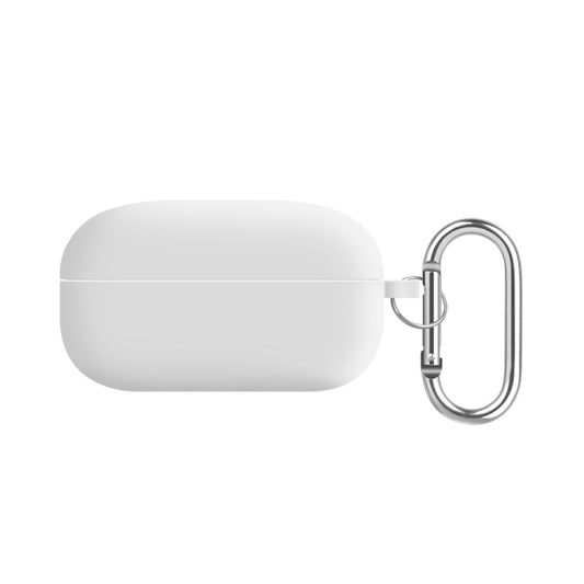 For Samsung Galaxy Buds Live / Buds2 Pro PC Lining Silicone Bluetooth Earphone Protective Case(White) - Samsung Earphone Case by PMC Jewellery | Online Shopping South Africa | PMC Jewellery