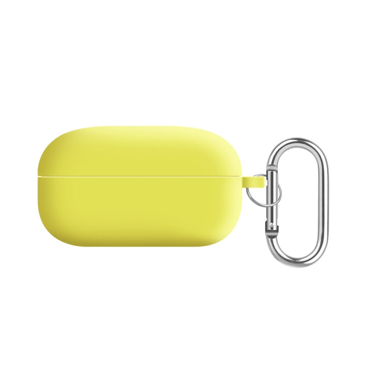 For Samsung Galaxy Buds Live / Buds2 Pro PC Lining Silicone Bluetooth Earphone Protective Case(Shiny Yellow) - Samsung Earphone Case by PMC Jewellery | Online Shopping South Africa | PMC Jewellery