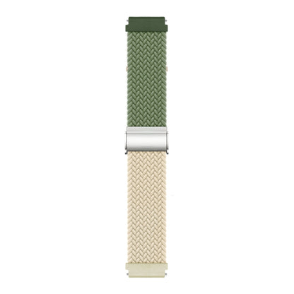 20mm Buckle Braided Nylon Watch Band(Cactus Starlight) - 20mm Bands by PMC Jewellery | Online Shopping South Africa | PMC Jewellery