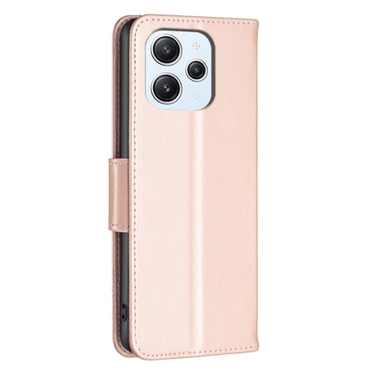 For Xiaomi Redmi 12 4G Two Butterflies Embossing Leather Phone Case(Rose Gold) - Xiaomi Cases by PMC Jewellery | Online Shopping South Africa | PMC Jewellery