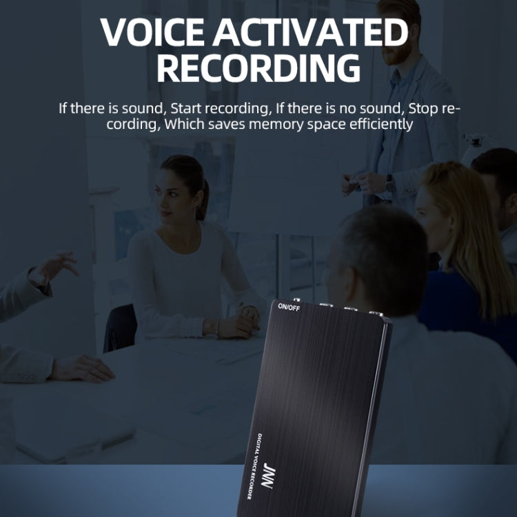 JNN M2 Ultra-thin HD Noise Reduction Intelligent Control Voice Voice Recorder, Capacity:8GB(Black) - Other Style by JNN | Online Shopping South Africa | PMC Jewellery | Buy Now Pay Later Mobicred