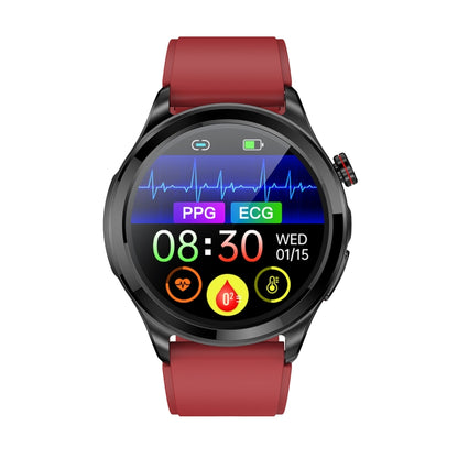 TK22 1.39 inch IP67 Waterproof Silicone Band Smart Watch Supports ECG / Non-invasive Blood Sugar(Red) - Smart Watches by PMC Jewellery | Online Shopping South Africa | PMC Jewellery