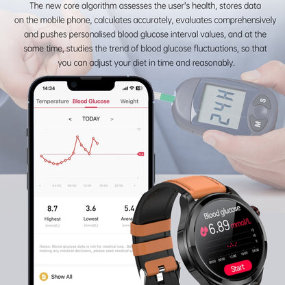 TK22 1.39 inch IP67 Waterproof Silicone Band Smart Watch Supports ECG / Non-invasive Blood Sugar(Red) - Smart Watches by PMC Jewellery | Online Shopping South Africa | PMC Jewellery