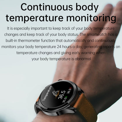 TK22 1.39 inch IP67 Waterproof Silicone Band Smart Watch Supports ECG / Non-invasive Blood Sugar(Black) - Smart Watches by PMC Jewellery | Online Shopping South Africa | PMC Jewellery